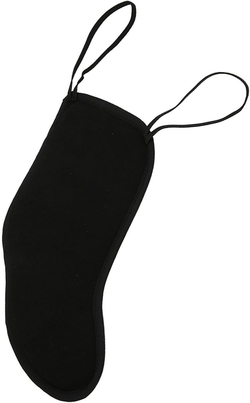 Estink Violin Chin Rest Pad, 4/4‑3/4 Violin Chin Shoulder Rest Black Flannelette Pad Soft Cover Protector Violin Chin Shoulder Pad for 3/4 4/4 Violin Musical Instrument Accessories, Black - Image 5